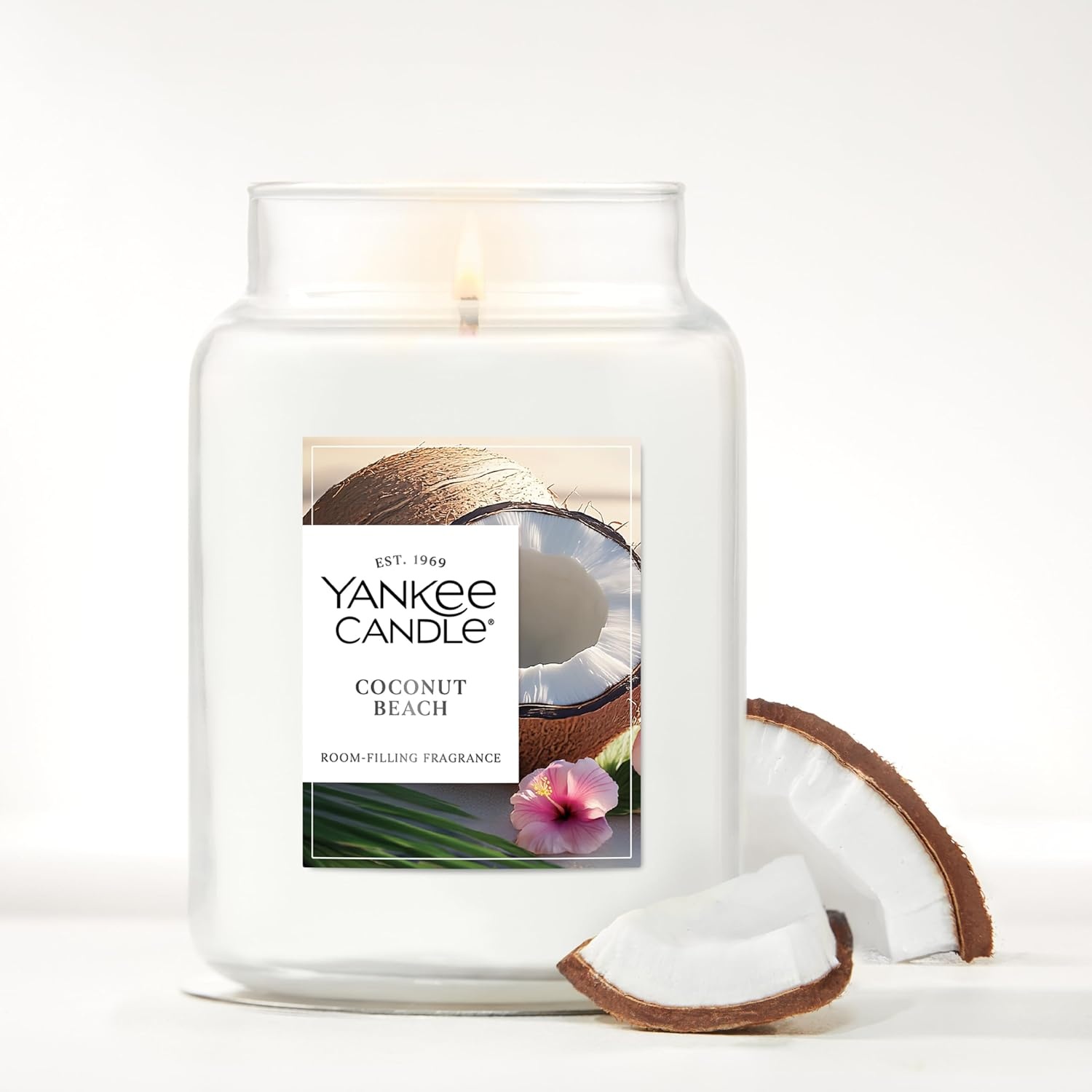 image:imageYankee Candle Black Cherry Scented Candle 22oz Large Jar with up to 150 Hour Burn Time GiftableCoconut Beach