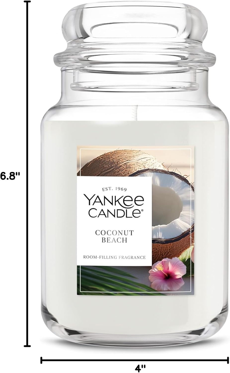 image:imageYankee Candle Black Cherry Scented Candle 22oz Large Jar with up to 150 Hour Burn Time GiftableCoconut Beach