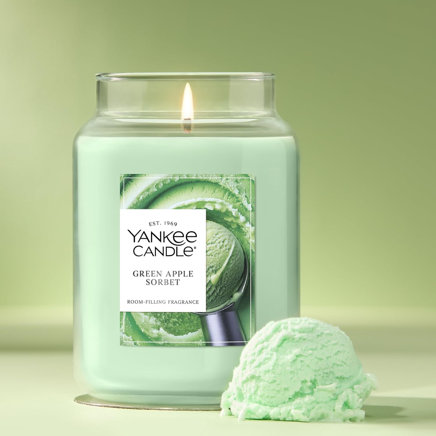 image:imageYankee Candle Black Cherry Scented Candle 22oz Large Jar with up to 150 Hour Burn Time GiftableGreen Apple Sorbet