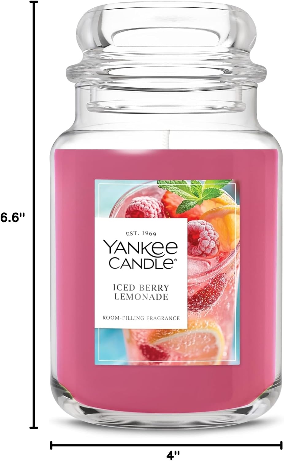 image:imageYankee Candle Black Cherry Scented Candle 22oz Large Jar with up to 150 Hour Burn Time GiftableIced Berry Lemonade