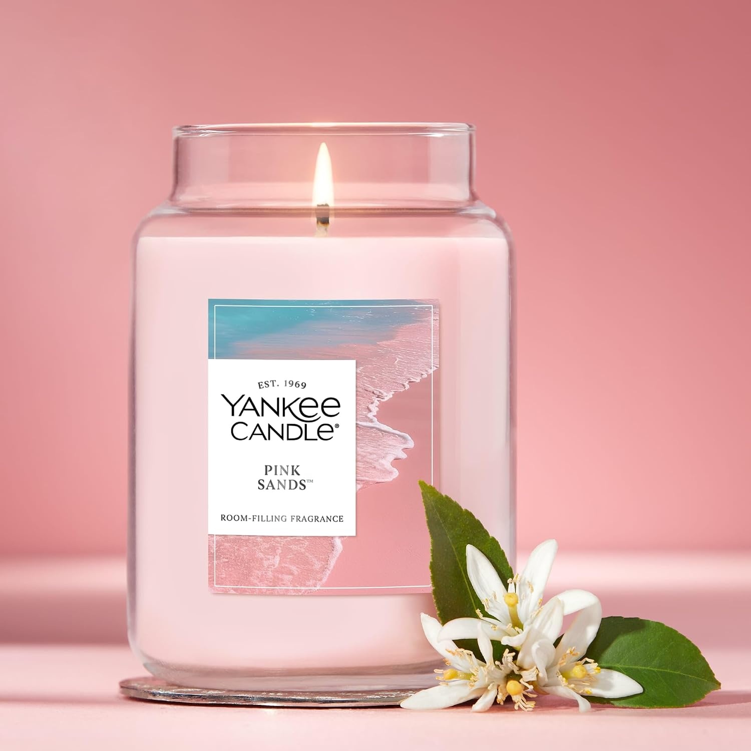 image:imageYankee Candle Black Cherry Scented Candle 22oz Large Jar with up to 150 Hour Burn Time GiftablePink Sands