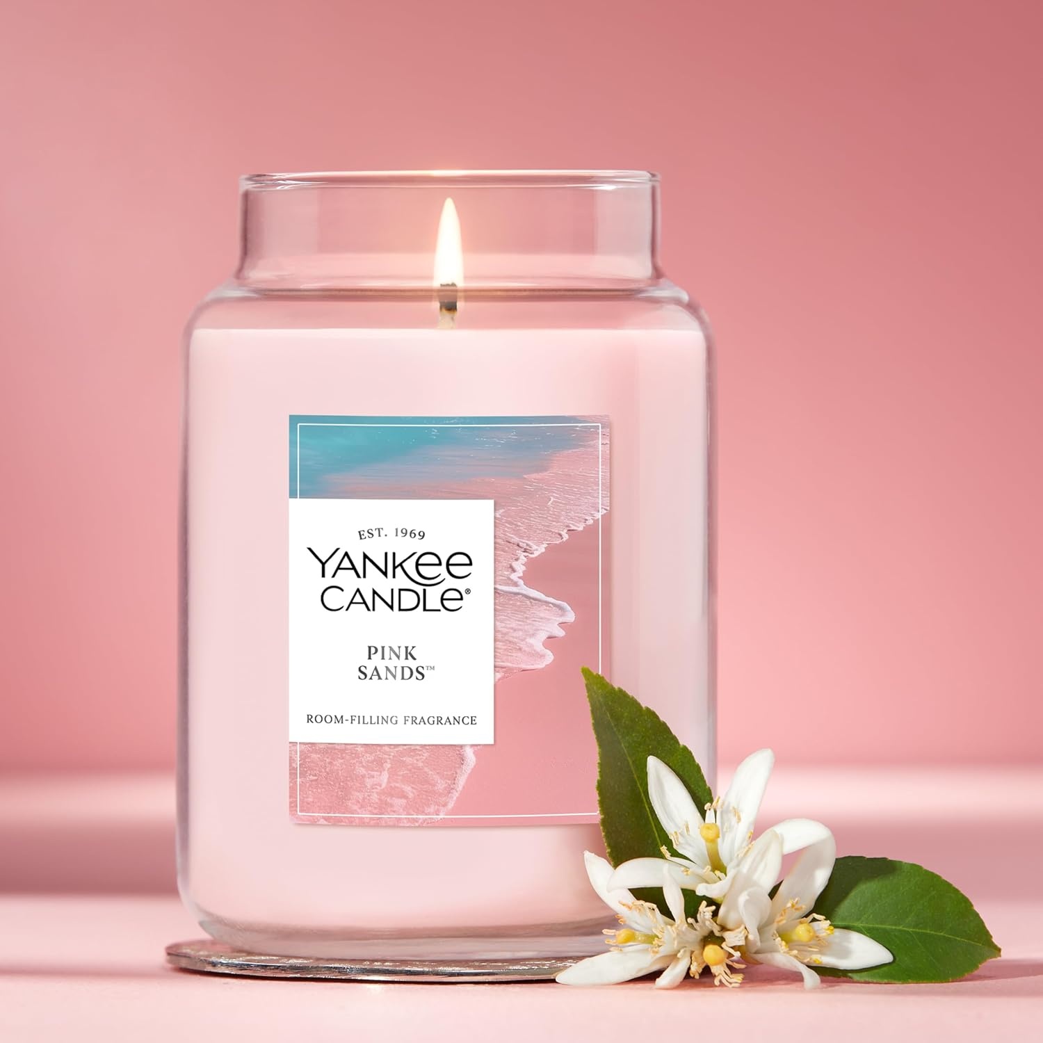 image:imageYankee Candle Black Cherry Scented Candle 22oz Large Jar with up to 150 Hour Burn Time GiftablePink Sands