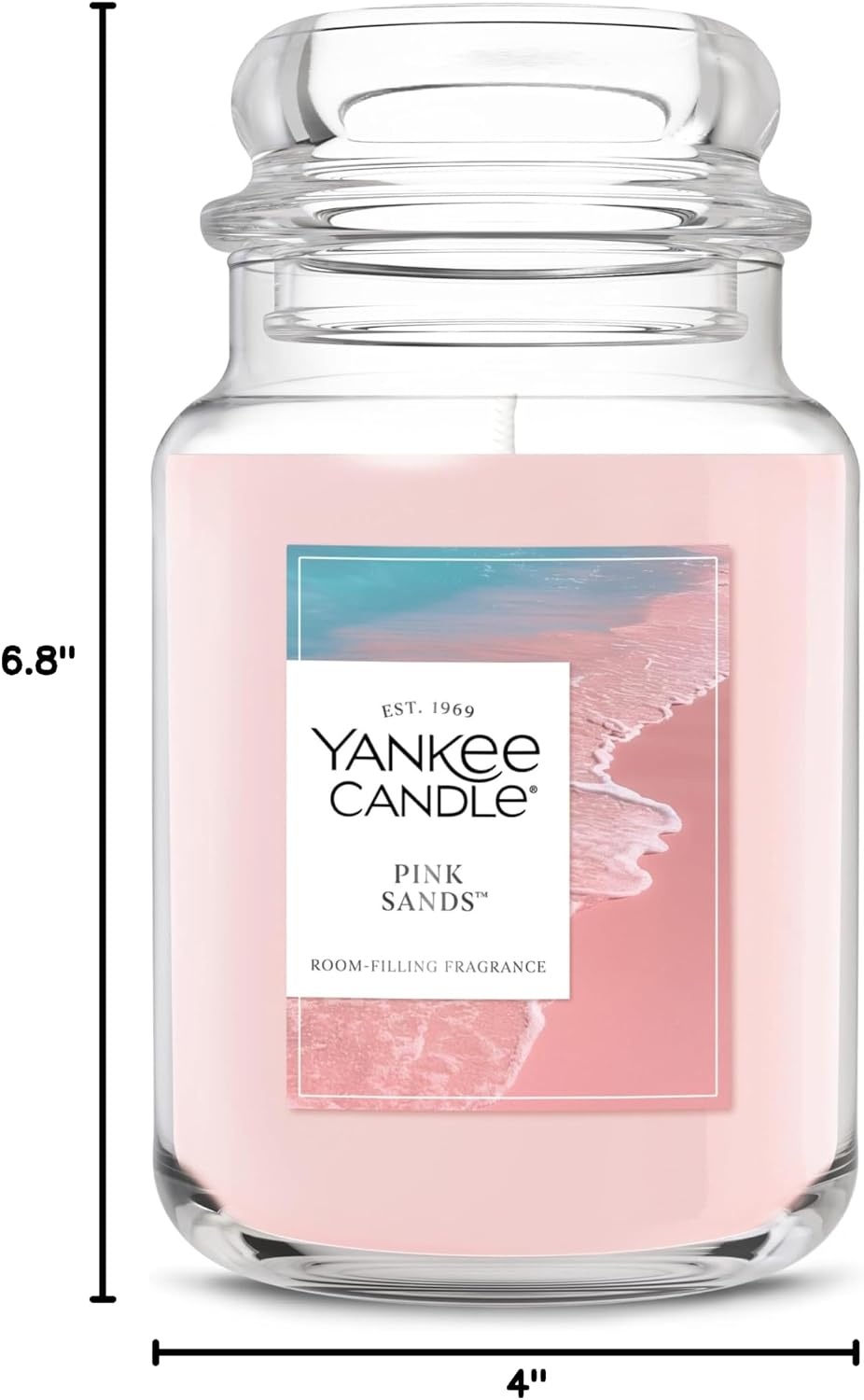 image:imageYankee Candle Black Cherry Scented Candle 22oz Large Jar with up to 150 Hour Burn Time GiftablePink Sands