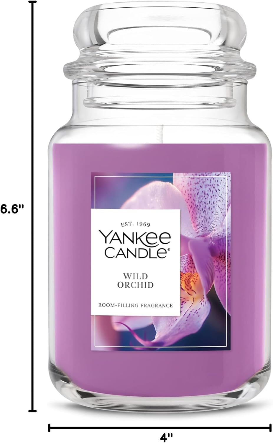 image:imageYankee Candle Black Cherry Scented Candle 22oz Large Jar with up to 150 Hour Burn Time GiftableWild Orchid