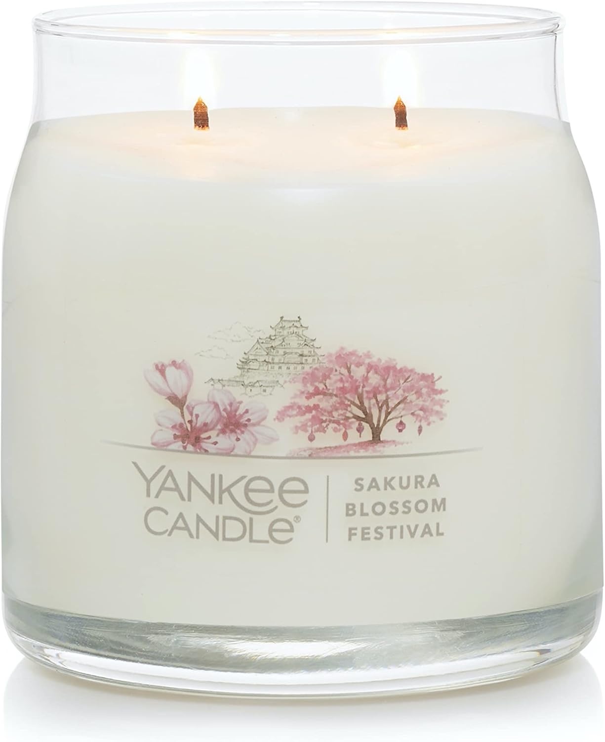 image:imageYankee Candle Black Cherry Scented Classic 22oz Large Jar Single Wick Candle Over 110 Hours of Burn Time Ideal for Home Dcor and GiftingSakura Blossom Festival