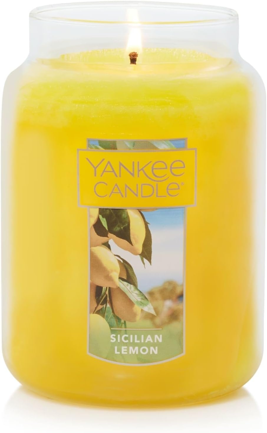 image:imageYankee Candle Black Cherry Scented Classic 22oz Large Jar Single Wick Candle Over 110 Hours of Burn Time Ideal for Home Dcor and GiftingSicilian Lemon
