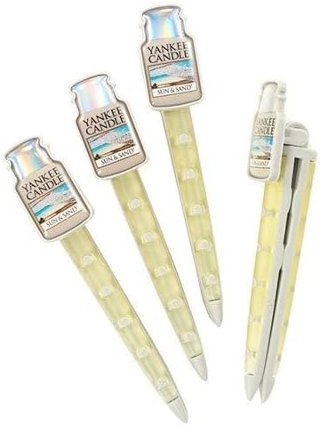image:imageYankee Candle Car Air Fresheners Car Vent Stick Bahama Breeze Scented Includes 4 Odor Neutralizing Sticks Each Lasts Up To 2 Weeks1 Count Pack of 1