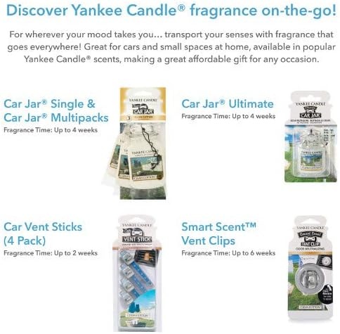 image:imageYankee Candle Car Air Fresheners Car Vent Stick Bahama Breeze Scented Includes 4 Odor Neutralizing Sticks Each Lasts Up To 2 Weeks1 Count Pack of 1
