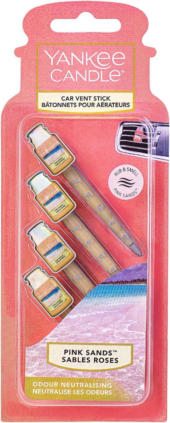 image:imageYankee Candle Car Air Fresheners Car Vent Stick Bahama Breeze Scented Includes 4 Odor Neutralizing Sticks Each Lasts Up To 2 Weeks1 Count Pack of 1