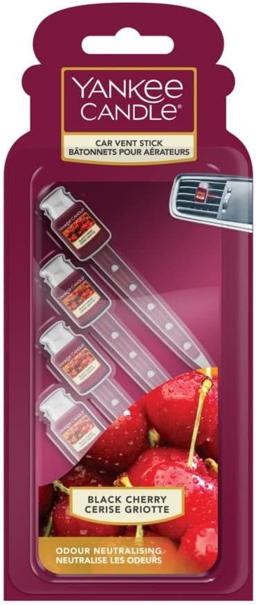 image:imageYankee Candle Car Air Fresheners Car Vent Stick Bahama Breeze Scented Includes 4 Odor Neutralizing Sticks Each Lasts Up To 2 Weeks1 Count Pack of 1