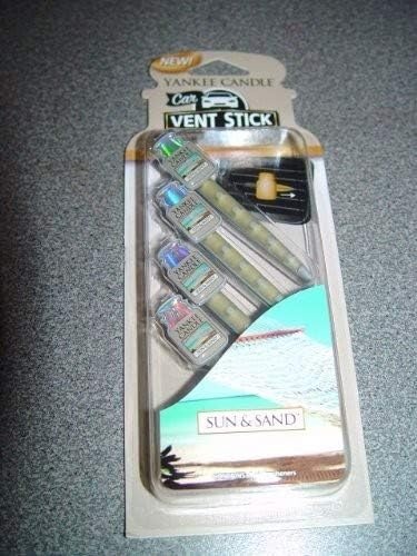image:imageYankee Candle Car Air Fresheners Car Vent Stick Bahama Breeze Scented Includes 4 Odor Neutralizing Sticks Each Lasts Up To 2 Weeks1 Count Pack of 1