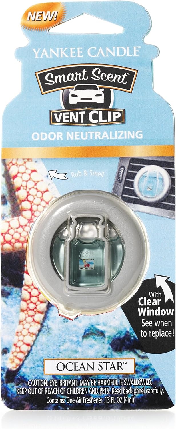 image:imageYankee Candle Car Air Fresheners Car Vent Stick Bahama Breeze Scented Includes 4 Odor Neutralizing Sticks Each Lasts Up To 2 Weeks1 Count Pack of 1