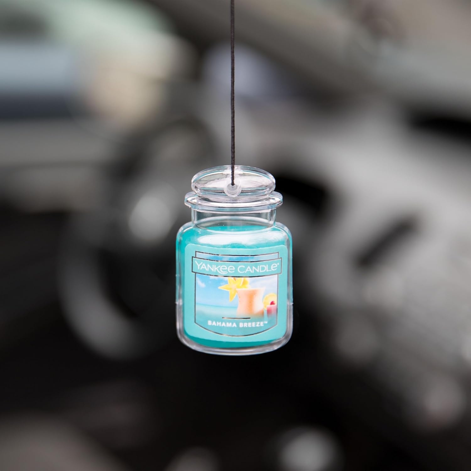 image:imageYankee Candle Car Jar Ultimate Air Freshener Hanging Car Freshener Long Lasting Car Fragrance Bahama Breeze Pack of 1Bahama Breeze