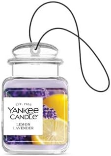 image:imageYankee Candle Car Jar Ultimate Air Freshener Hanging Car Freshener Long Lasting Car Fragrance Bahama Breeze Pack of 1Lemon Lavender