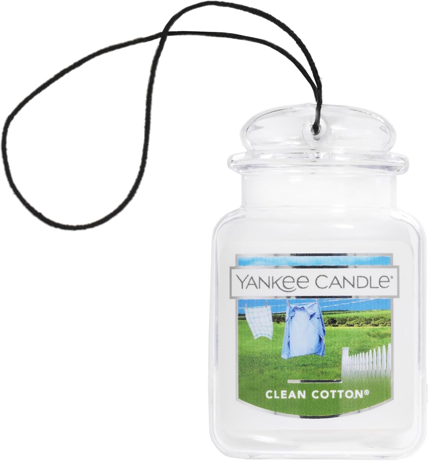image:imageYankee Candle Car Jar Ultimate Air Freshener Hanging Car Freshener Long Lasting Odor Neutralizing Fragrance Clean Cotton Pack of 11 Count Pack of 12