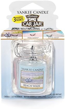 image:imageYankee Candle Car Jar Ultimate Vanilla Black Cherry amp Home Sweet Home Hanging Air Freshener Neutralizes Odors with Authentic Fragrance for Travel or Home 3 Units Variety PackOceanic