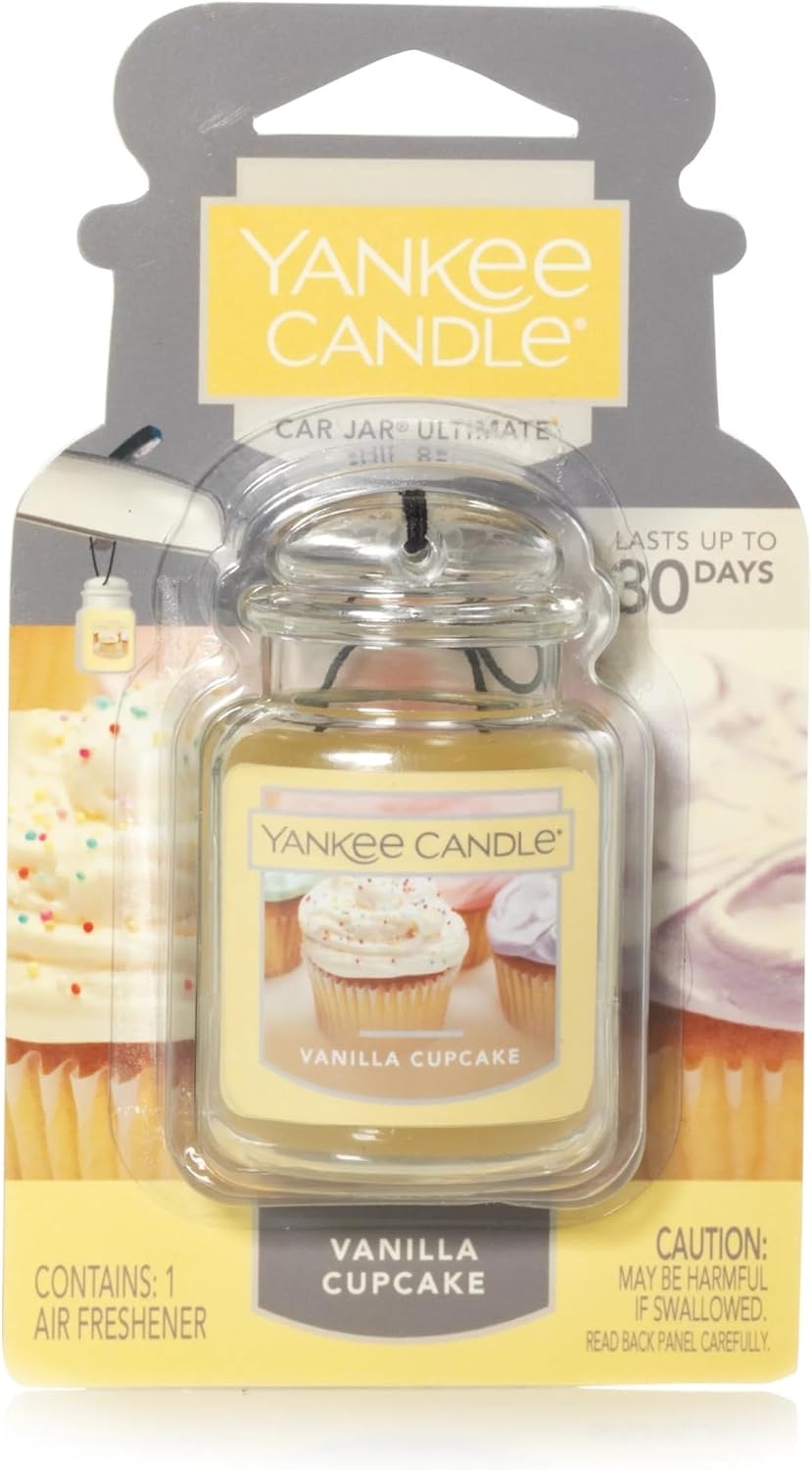 image:imageYankee Candle Car Jar Ultimate Vanilla Black Cherry amp Home Sweet Home Hanging Air Freshener Neutralizes Odors with Authentic Fragrance for Travel or Home 3 Units Variety PackSweet