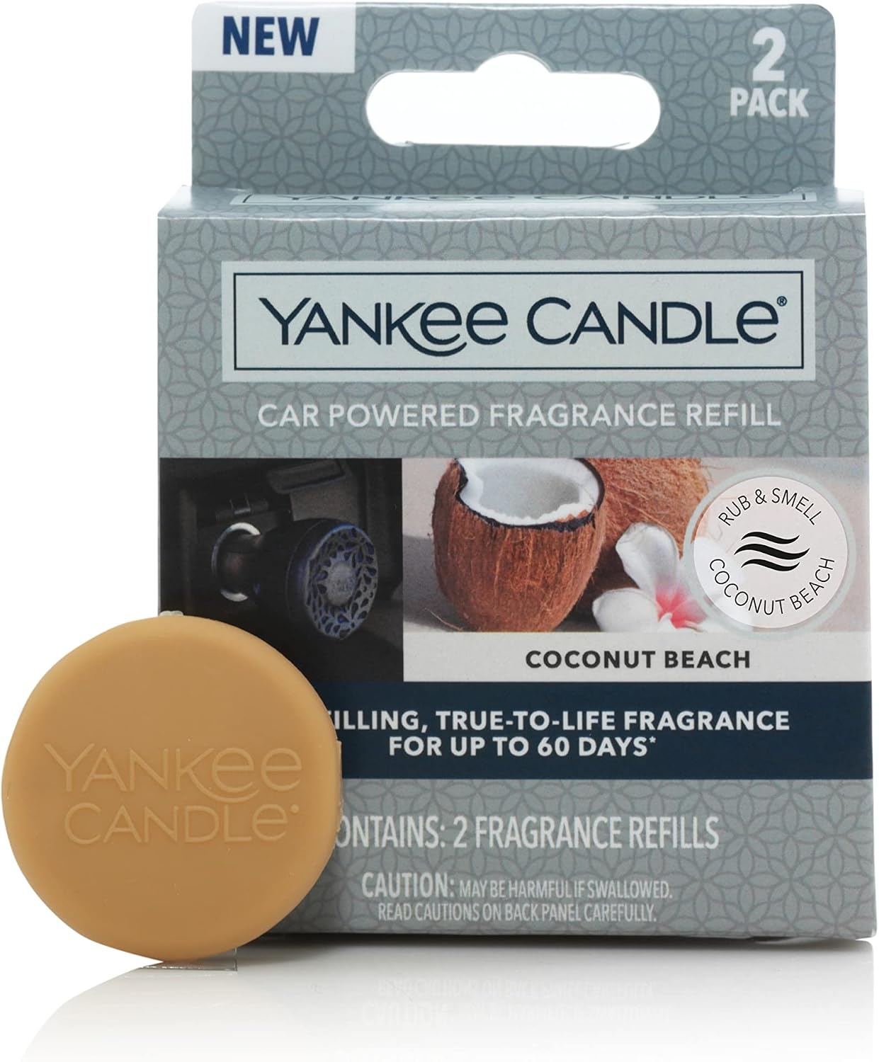 image:imageYankee Candle Car Powered Fragrance Diffuser Refill Midsummer NightCoconut Beach