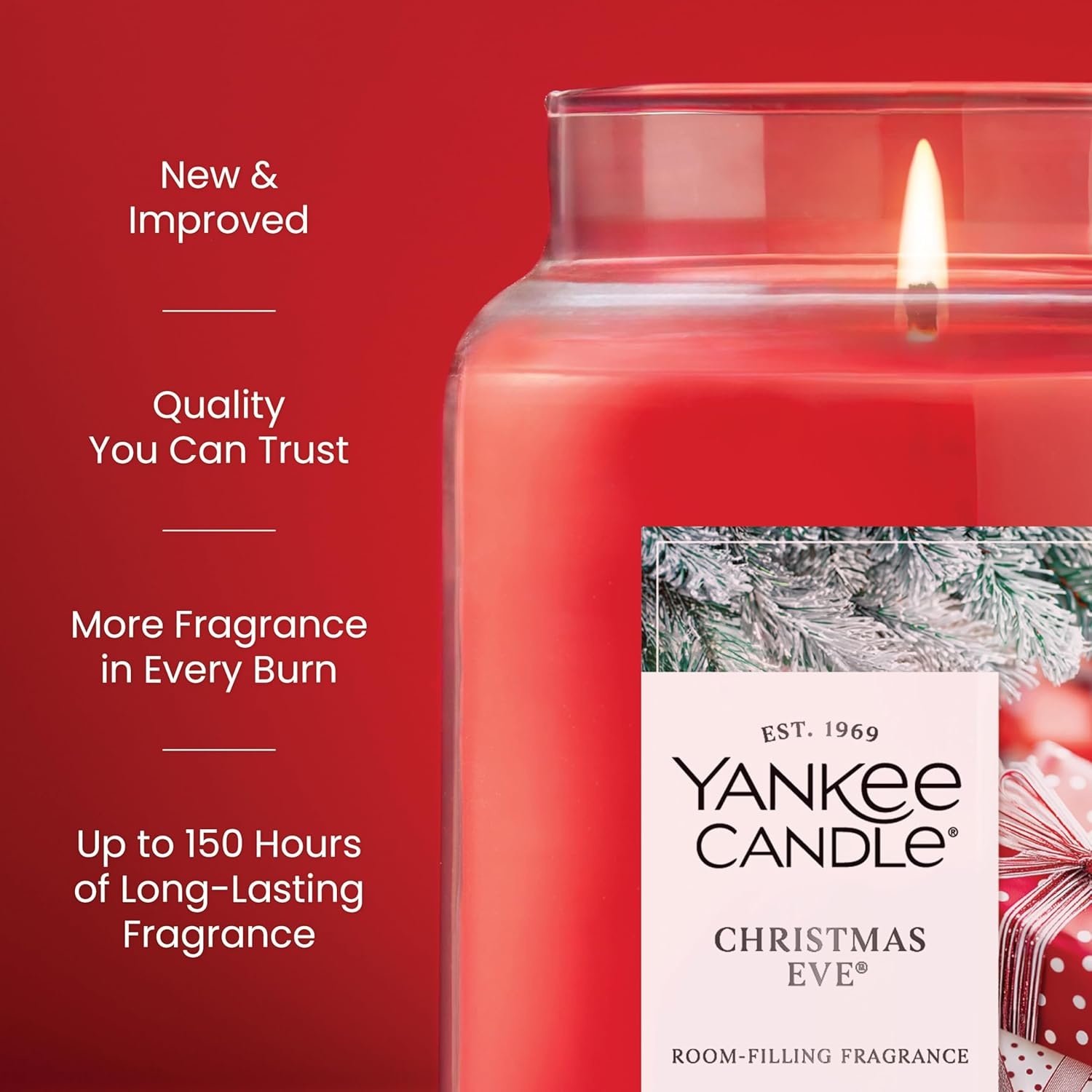 image:imageYankee Candle Christmas Cookie Scented Candle 22oz Large Jar with up to 150 Hour Burn Time GiftableChristmas Eve