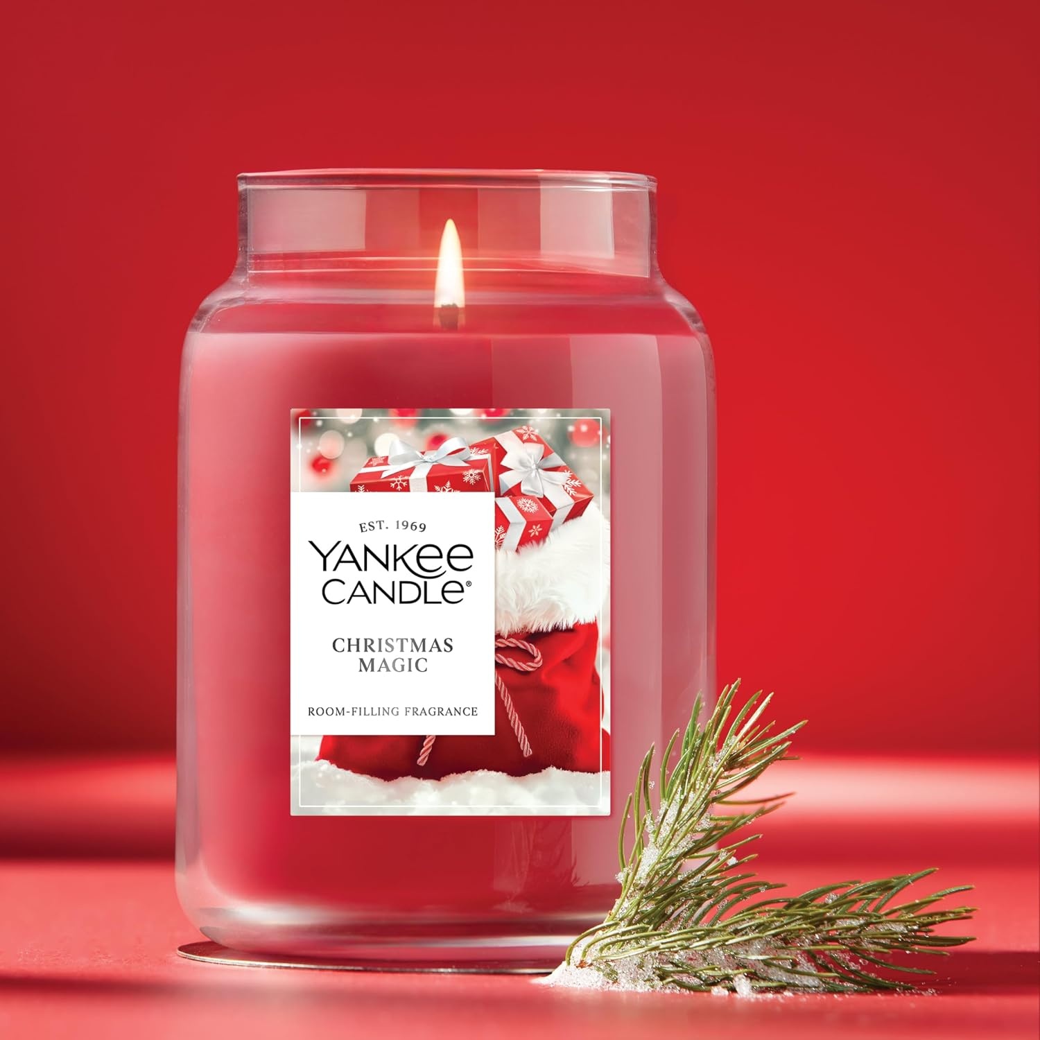 image:imageYankee Candle Christmas Cookie Scented Candle 22oz Large Jar with up to 150 Hour Burn Time GiftableChristmas Magic