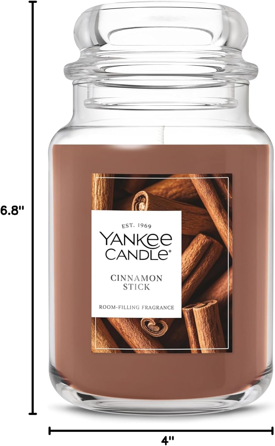 image:imageYankee Candle Christmas Cookie Scented Candle 22oz Large Jar with up to 150 Hour Burn Time GiftableCinnamon Stick
