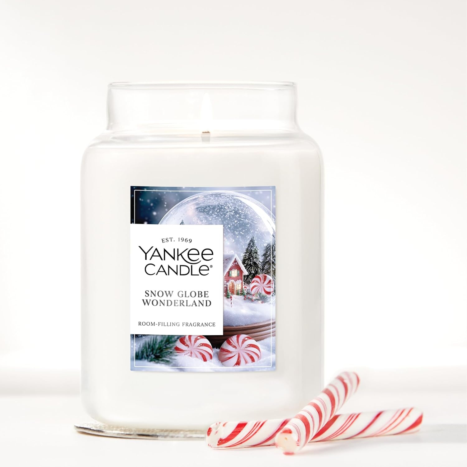 image:imageYankee Candle Christmas Cookie Scented Candle 22oz Large Jar with up to 150 Hour Burn Time GiftableSnow Globe Wonderland