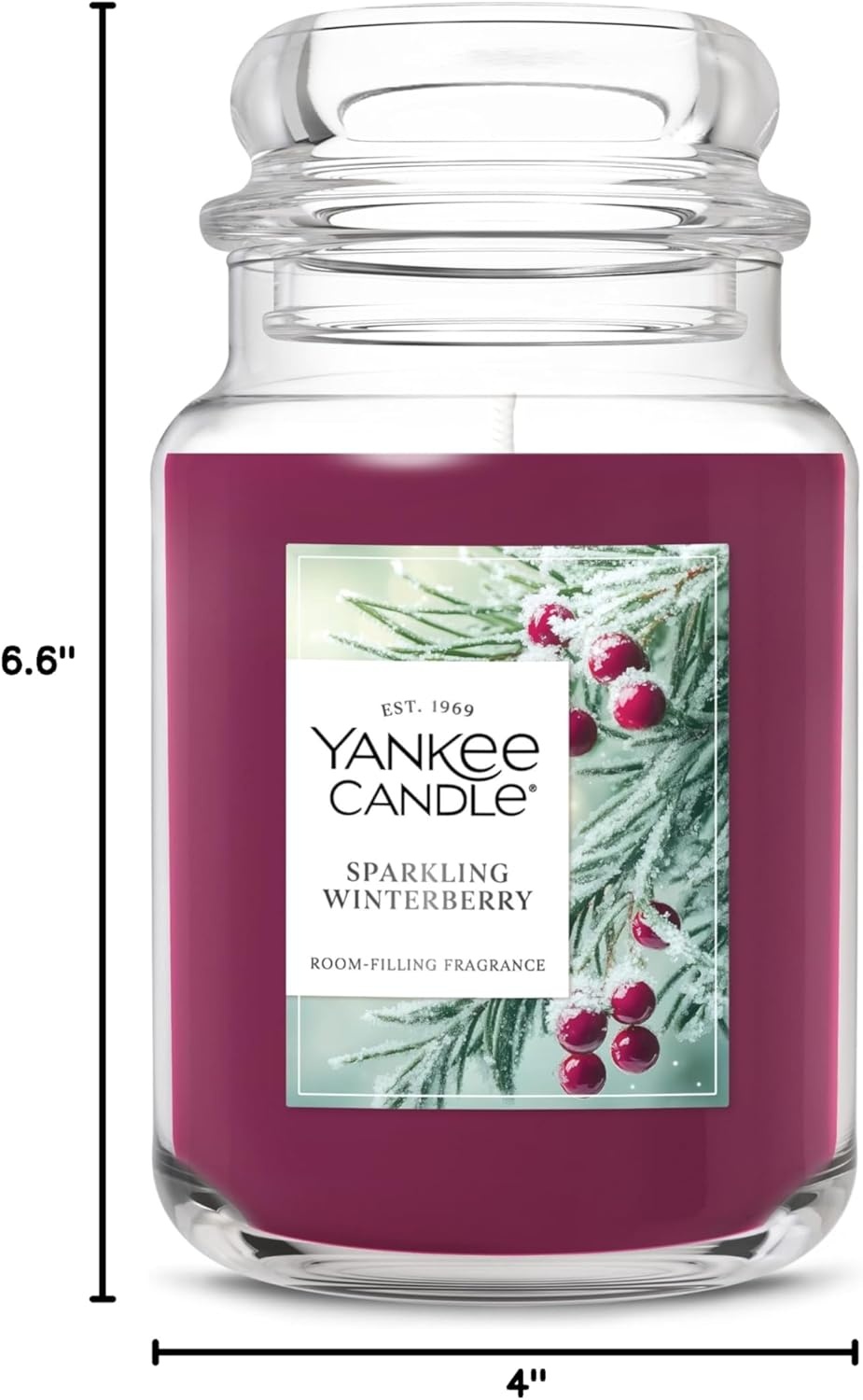 image:imageYankee Candle Christmas Cookie Scented Candle 22oz Large Jar with up to 150 Hour Burn Time GiftableSparkling Winterberry