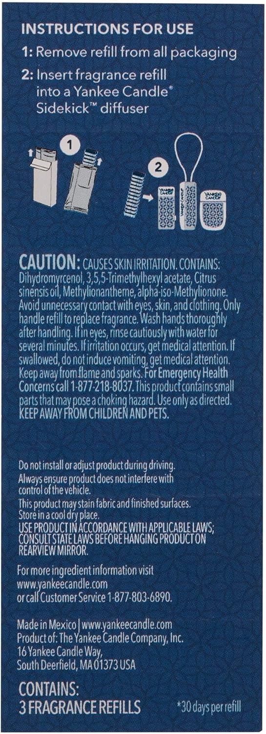 image:imageYankee Candle Clean Cotton Sidekick Fragrance Refill Triple 106 ozBahama Breeze