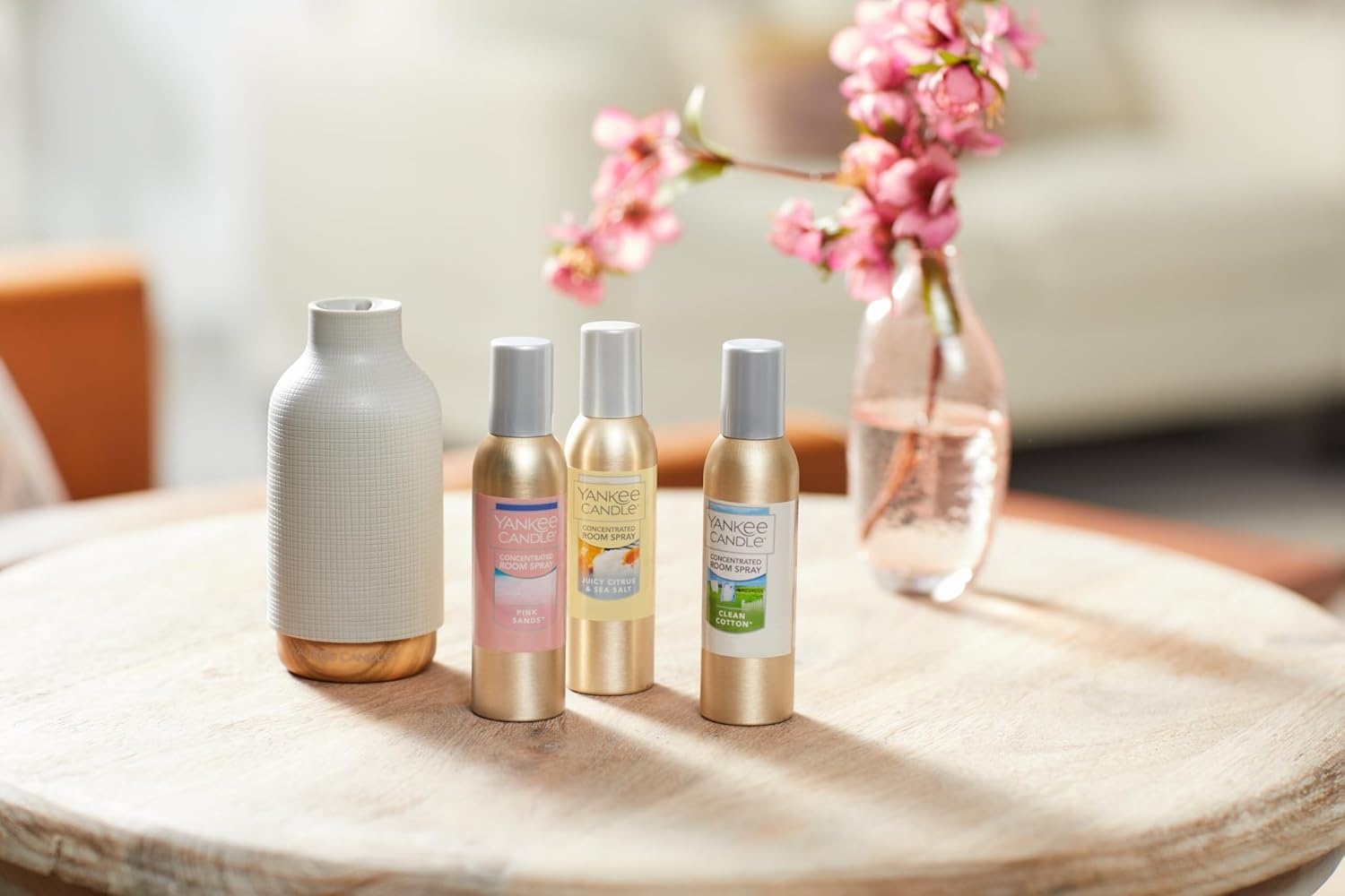 image:imageYankee Candle Concentrated Room Spray Air Freshener Instant Home Fragrance Odor Eliminating Spray Iced Berry Lemonade Pack of 3Pink Sands