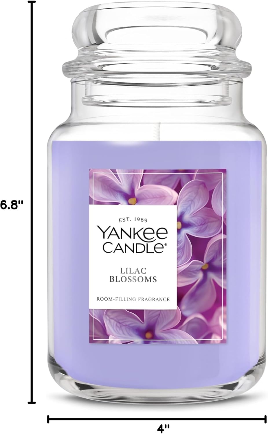 image:imageYankee Candle Dried Lavender amp Oak Scented Candle 22oz Large Jar with up to 150 Hour Burn Time Giftable BirthdaysLilac Blossoms