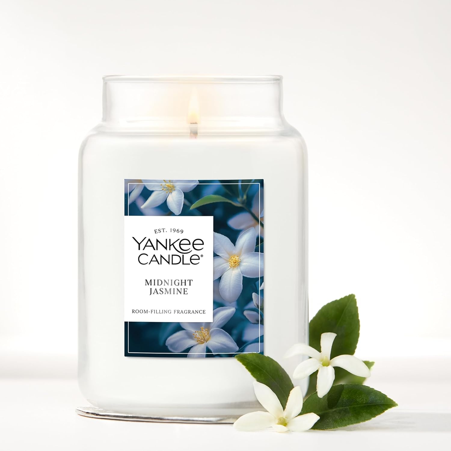 image:imageYankee Candle Dried Lavender amp Oak Scented Candle 22oz Large Jar with up to 150 Hour Burn Time Giftable BirthdaysMidnight Jasmine