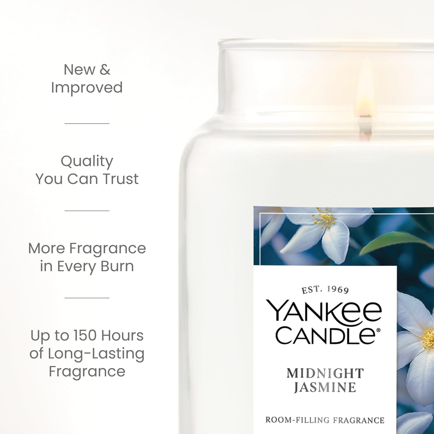 image:imageYankee Candle Dried Lavender amp Oak Scented Candle 22oz Large Jar with up to 150 Hour Burn Time Giftable BirthdaysMidnight Jasmine