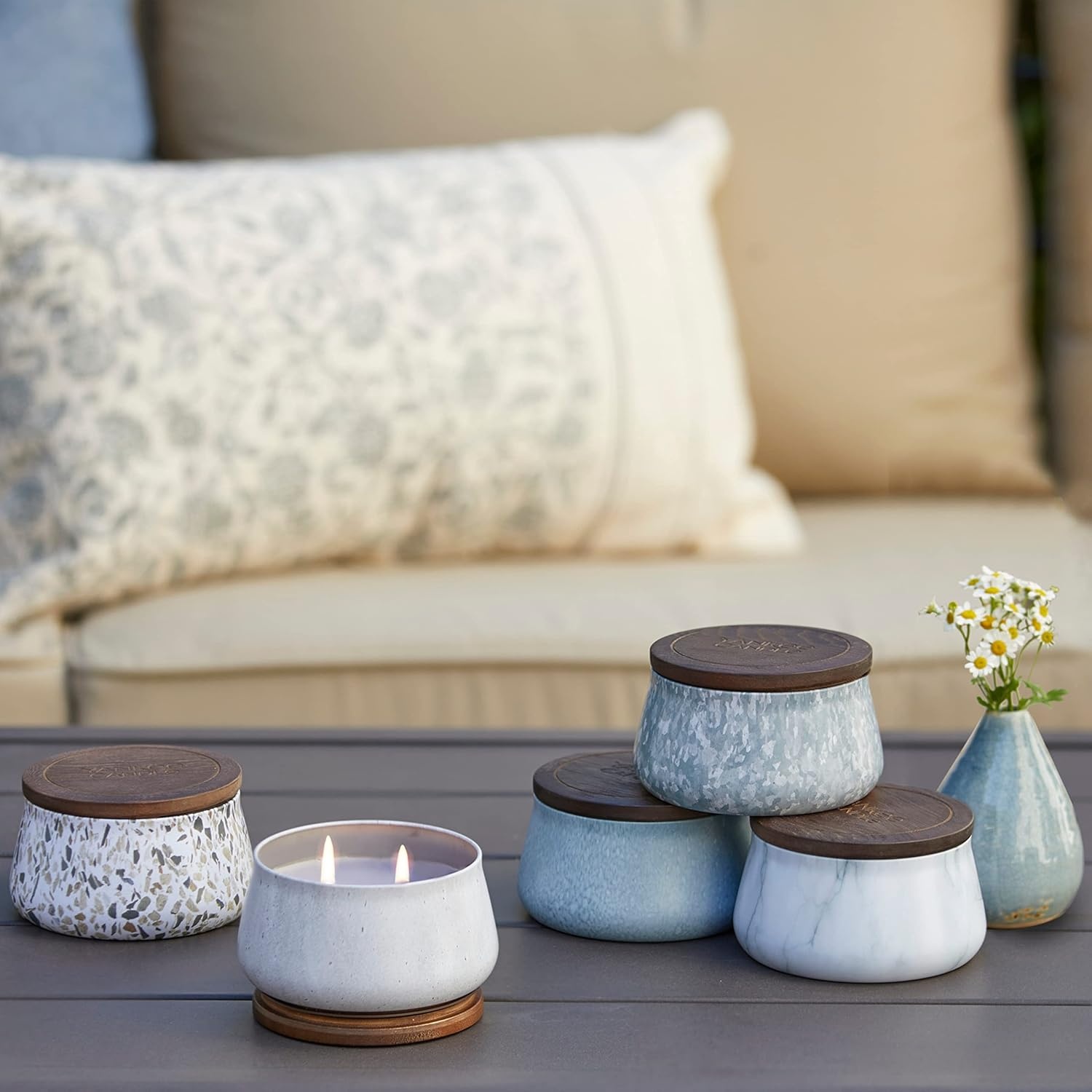 image:imageYankee Candle Flowing Wisteria Vines Medium Outdoor Candle
