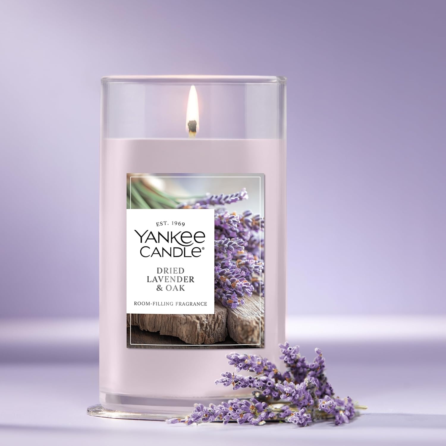 image:imageYankee Candle Iced Berry Lemonade Scented Candle 20oz Classic 2Wick Tumbler with up to 80 Hour Burn TimeDried Lavender Oak