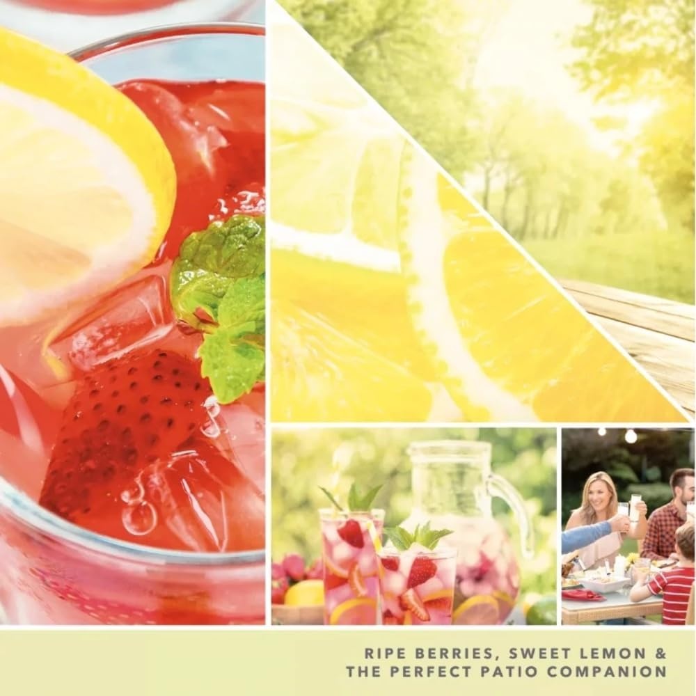 image:imageYankee Candle Iced Berry Lemonade Scented Candle 20oz Classic 2Wick Tumbler with up to 80 Hour Burn TimeIced Berry Lemonade