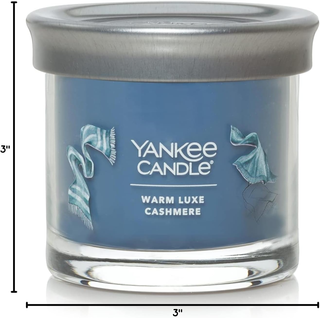 image:imageYankee Candle Large Tumbler Scented Candle with up to 80 Hour Burn Time Premium Plant Wax Blend for Consistent Burn 20 oz Tumbler Candle with Room Filling Fragrance Sugared Cinnamon AppleWarm Luxe Cashmere