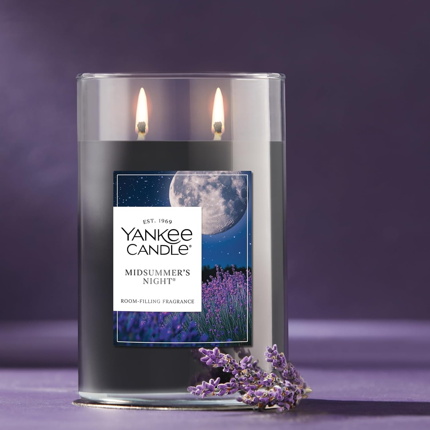 image:imageYankee Candle Large Tumbler Scented Candle with up to 80 Hour Burn Time Premium Plant Wax Blend for Consistent Burn 20 oz Tumbler Candle with Room Filling Fragrance Coconut BeachMidSummers Night