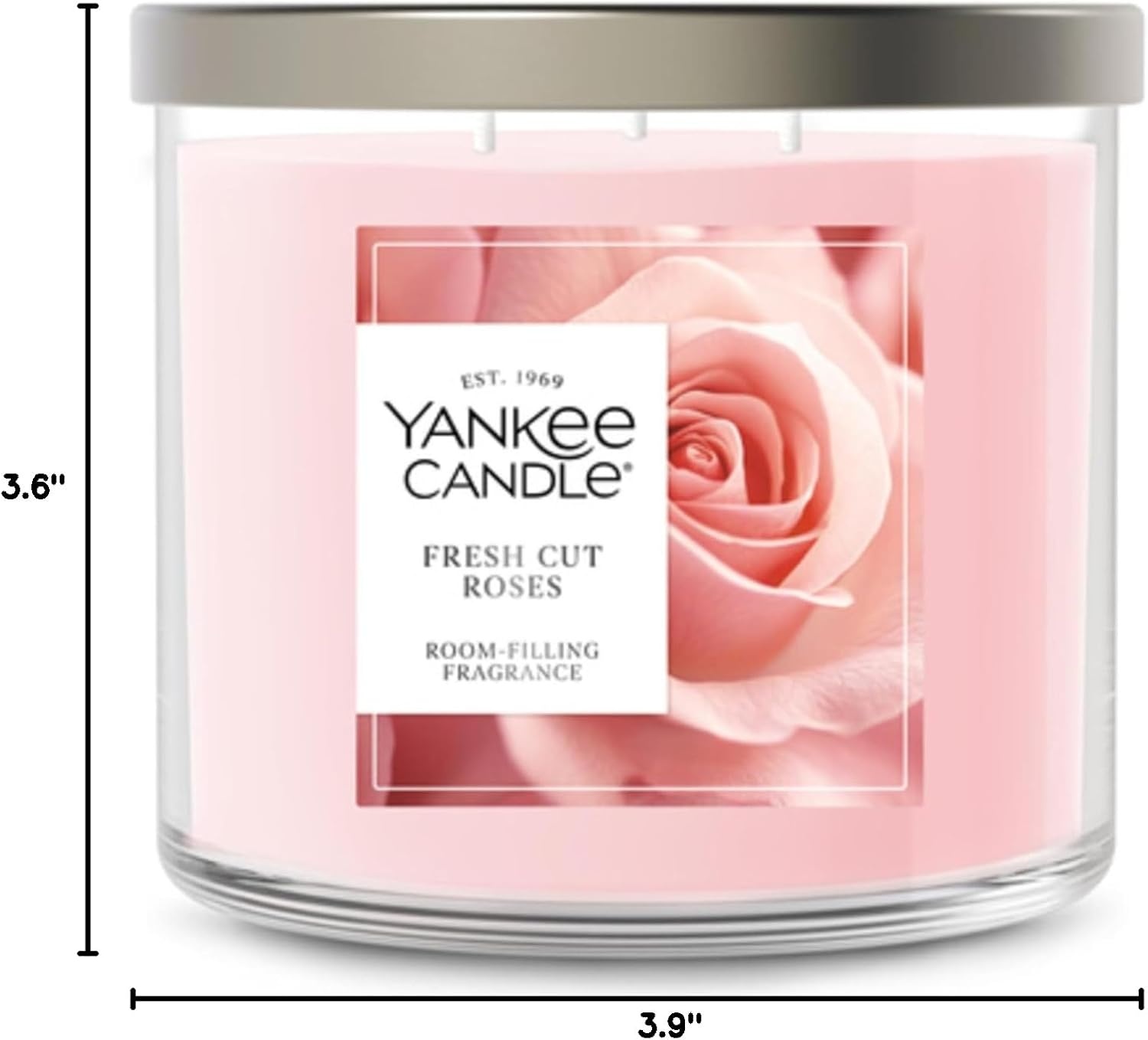 image:imageYankee Candle Large Tumbler Scented Candle with up to 80 Hour Burn Time Premium Plant Wax Blend for Consistent Burn 20 oz Tumbler Candle with Room Filling Fragrance Lilac BlossomsFresh Cut Roses