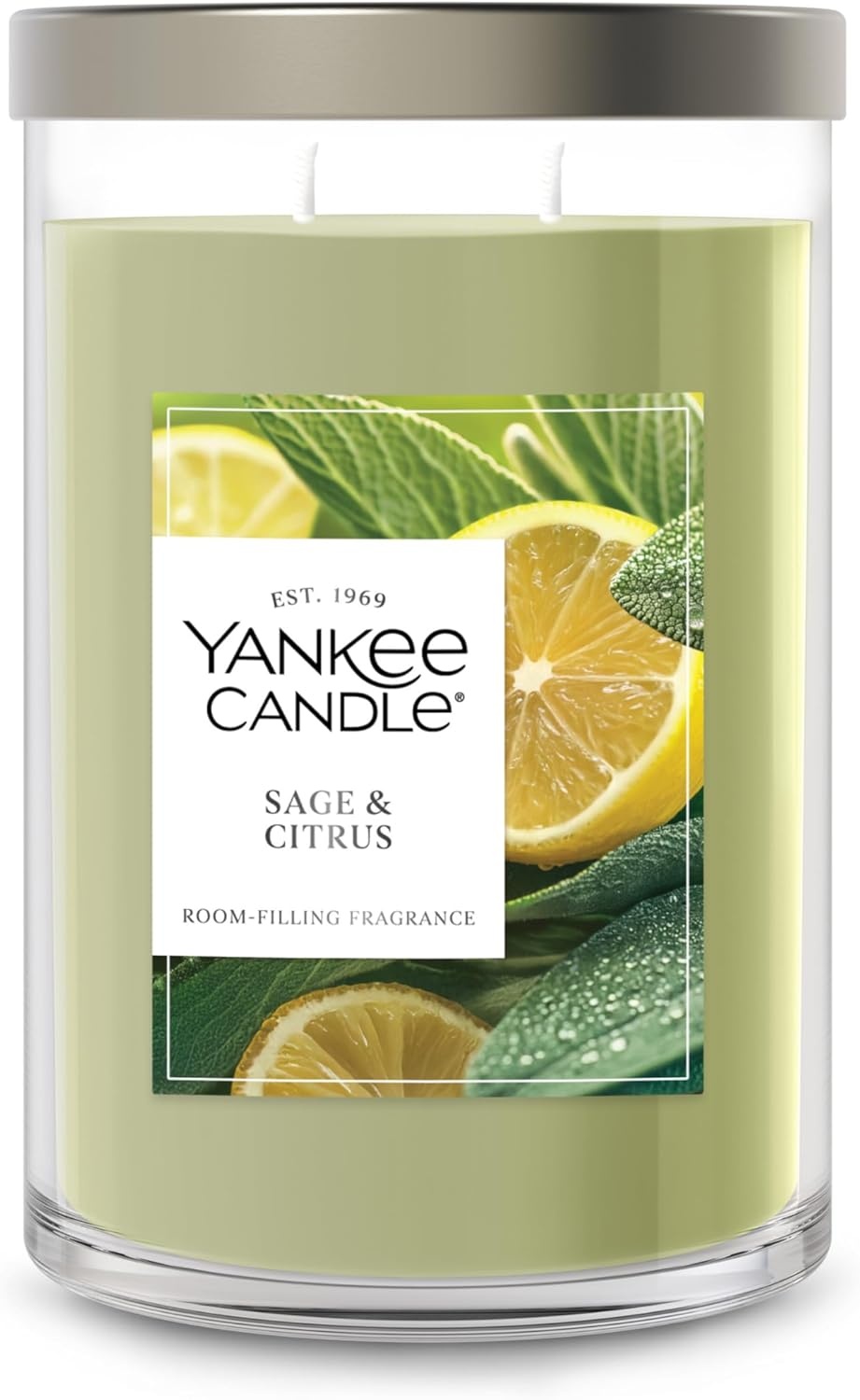 image:imageYankee Candle Large Tumbler Scented Candle with up to 80 Hour Burn Time Premium Plant Wax Blend for Consistent Burn 20 oz Tumbler Candle with Room Filling Fragrance Coconut BeachSage Citrus