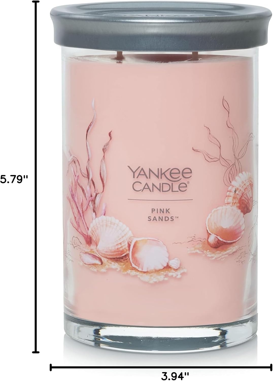 image:imageYankee Candle Large Tumbler Scented Candle with up to 80 Hour Burn Time Premium Plant Wax Blend for Consistent Burn 20 oz Tumbler Candle with Room Filling Fragrance Coconut BeachPink Sands