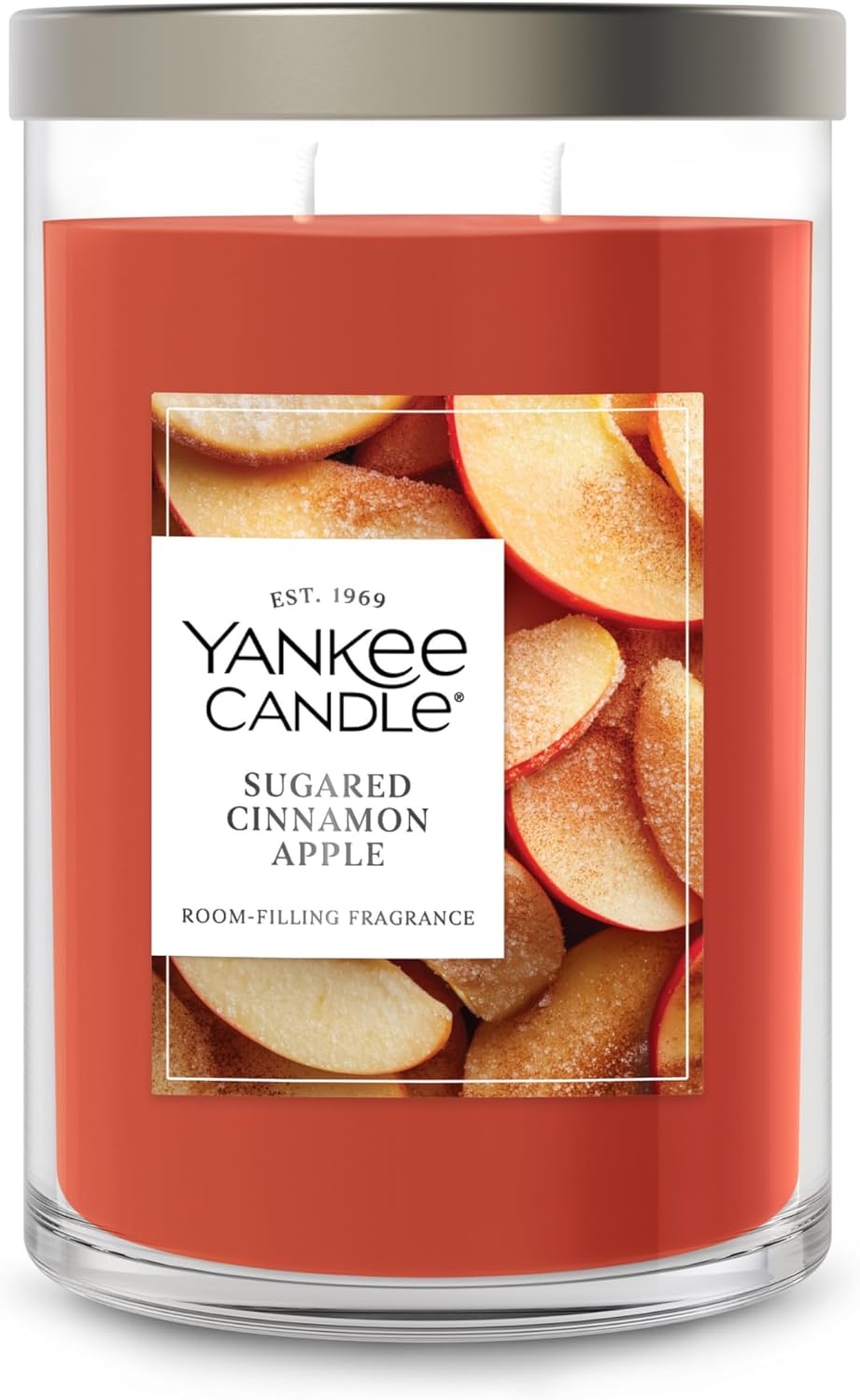 image:imageYankee Candle Large Tumbler Scented Candle with up to 80 Hour Burn Time Premium Plant Wax Blend for Consistent Burn 20 oz Tumbler Candle with Room Filling Fragrance Sugared Cinnamon AppleSugared Cinnamon Apple
