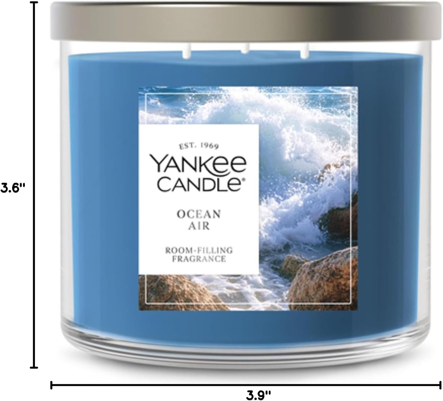 image:imageYankee Candle Large Tumbler Scented Candle with up to 80 Hour Burn Time Premium Plant Wax Blend for Consistent Burn 20 oz Tumbler Candle with Room Filling Fragrance Coconut BeachOcean Air