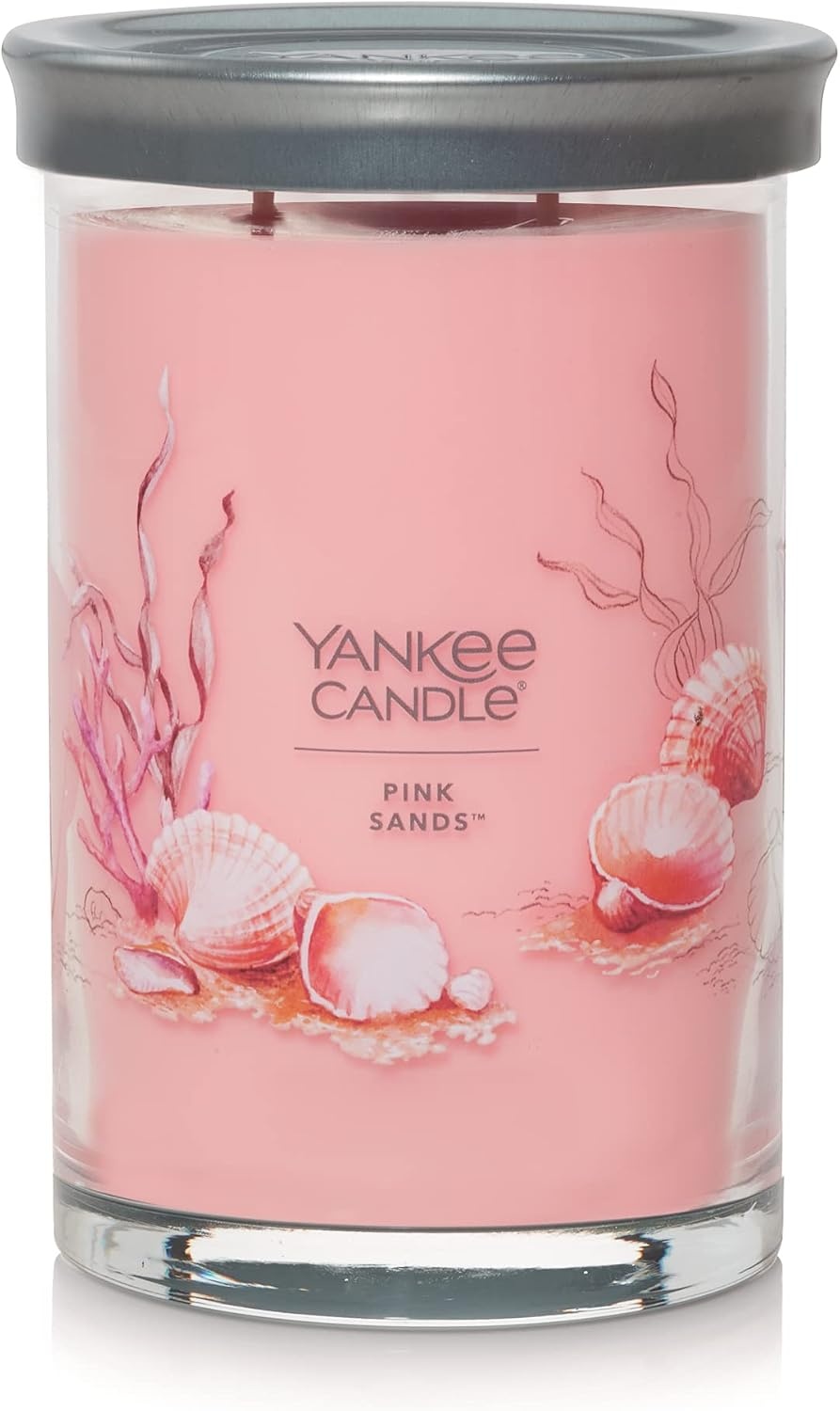 image:imageYankee Candle Large Tumbler Scented Candle with up to 80 Hour Burn Time Premium Plant Wax Blend for Consistent Burn 20 oz Tumbler Candle with Room Filling Fragrance Coconut BeachPink Sands