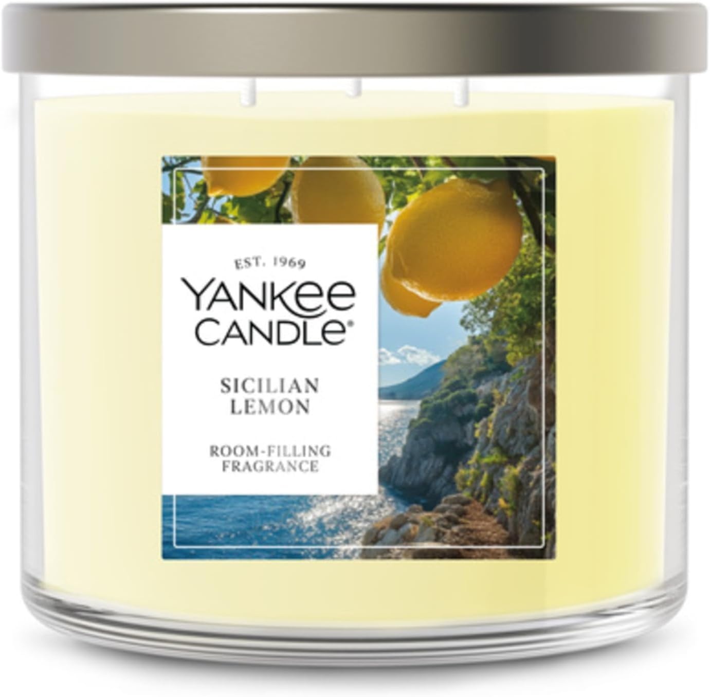 image:imageYankee Candle Large Tumbler Scented Candle with up to 80 Hour Burn Time Premium Plant Wax Blend for Consistent Burn 20 oz Tumbler Candle with Room Filling Fragrance Tangerine amp VanillaSicilian Lemon