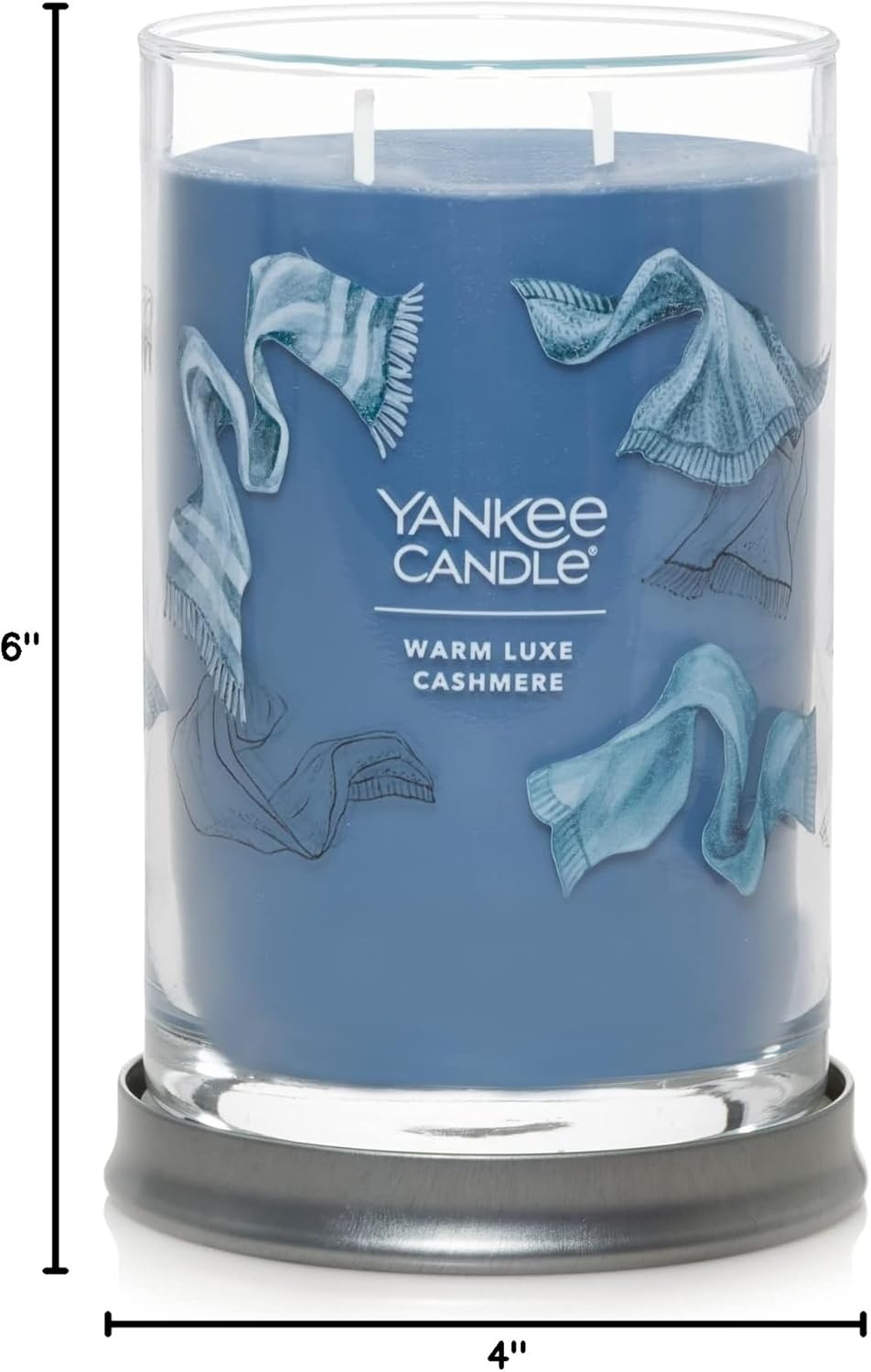 image:imageYankee Candle Large Tumbler Scented Candle with up to 80 Hour Burn Time Premium Plant Wax Blend for Consistent Burn 20 oz Tumbler Candle with Room Filling Fragrance Coconut BeachWarm Luxe Cashmere