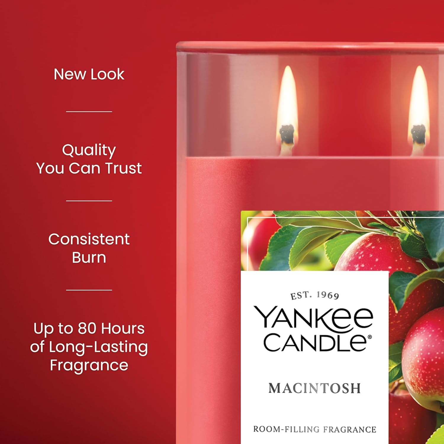 image:imageYankee Candle Large Tumbler Scented Candle with up to 80 Hour Burn Time Premium Plant Wax Blend for Consistent Burn 20 oz Tumbler Candle with Room Filling Fragrance Tangerine amp VanillaMacintosh