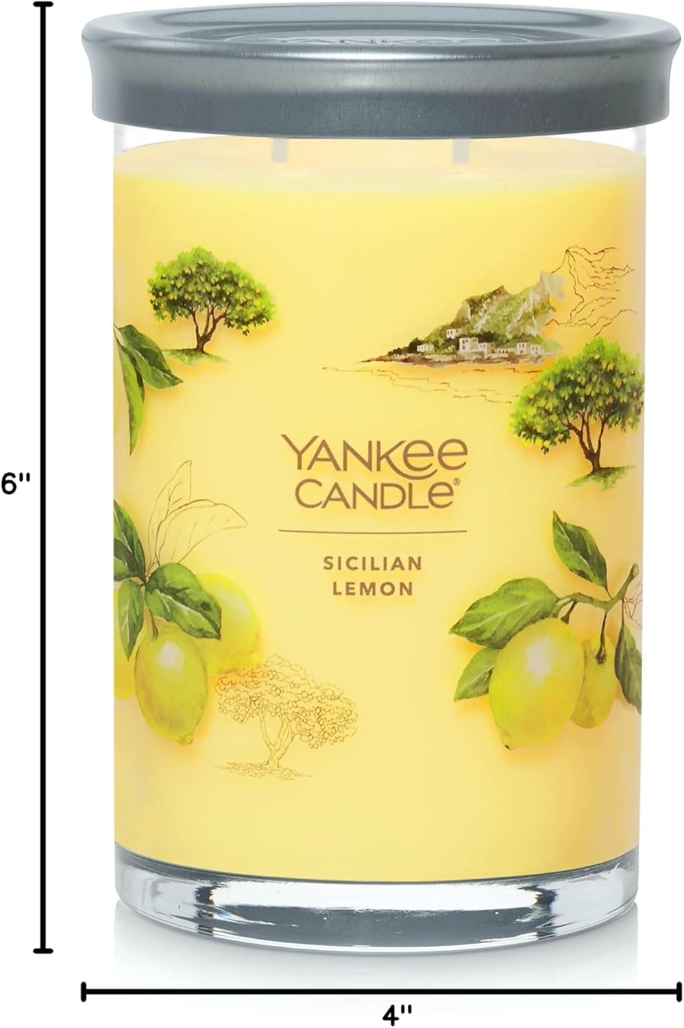 image:imageYankee Candle Large Tumbler Scented Candle with up to 80 Hour Burn Time Premium Plant Wax Blend for Consistent Burn 20 oz Tumbler Candle with Room Filling Fragrance Tangerine amp VanillaSicilian Lemon