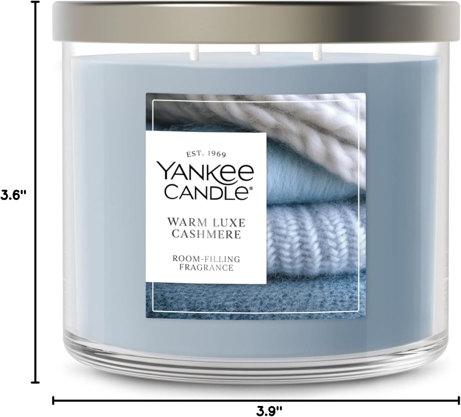 image:imageYankee Candle Large Tumbler Scented Candle with up to 80 Hour Burn Time Premium Plant Wax Blend for Consistent Burn 20 oz Tumbler Candle with Room Filling Fragrance Coconut BeachWarm Luxe Cashmere