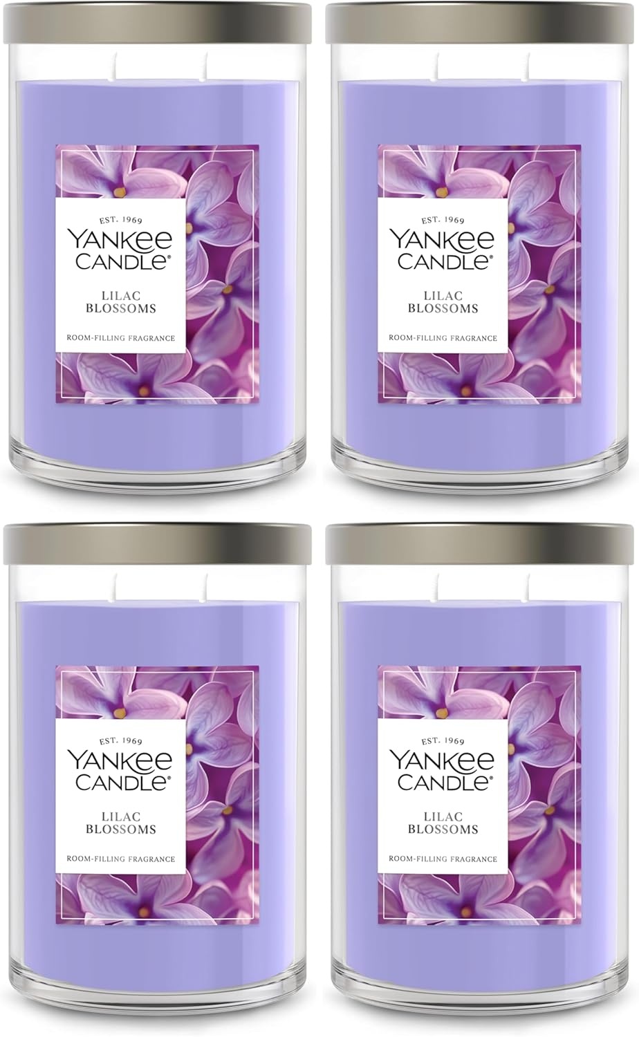 image:imageYankee Candle Large Tumbler Scented Candle with up to 80 Hour Burn Time Premium Plant Wax Blend for Consistent Burn 20 oz Tumbler Candle with Room Filling Fragrance Lilac BlossomsLilac Blossoms