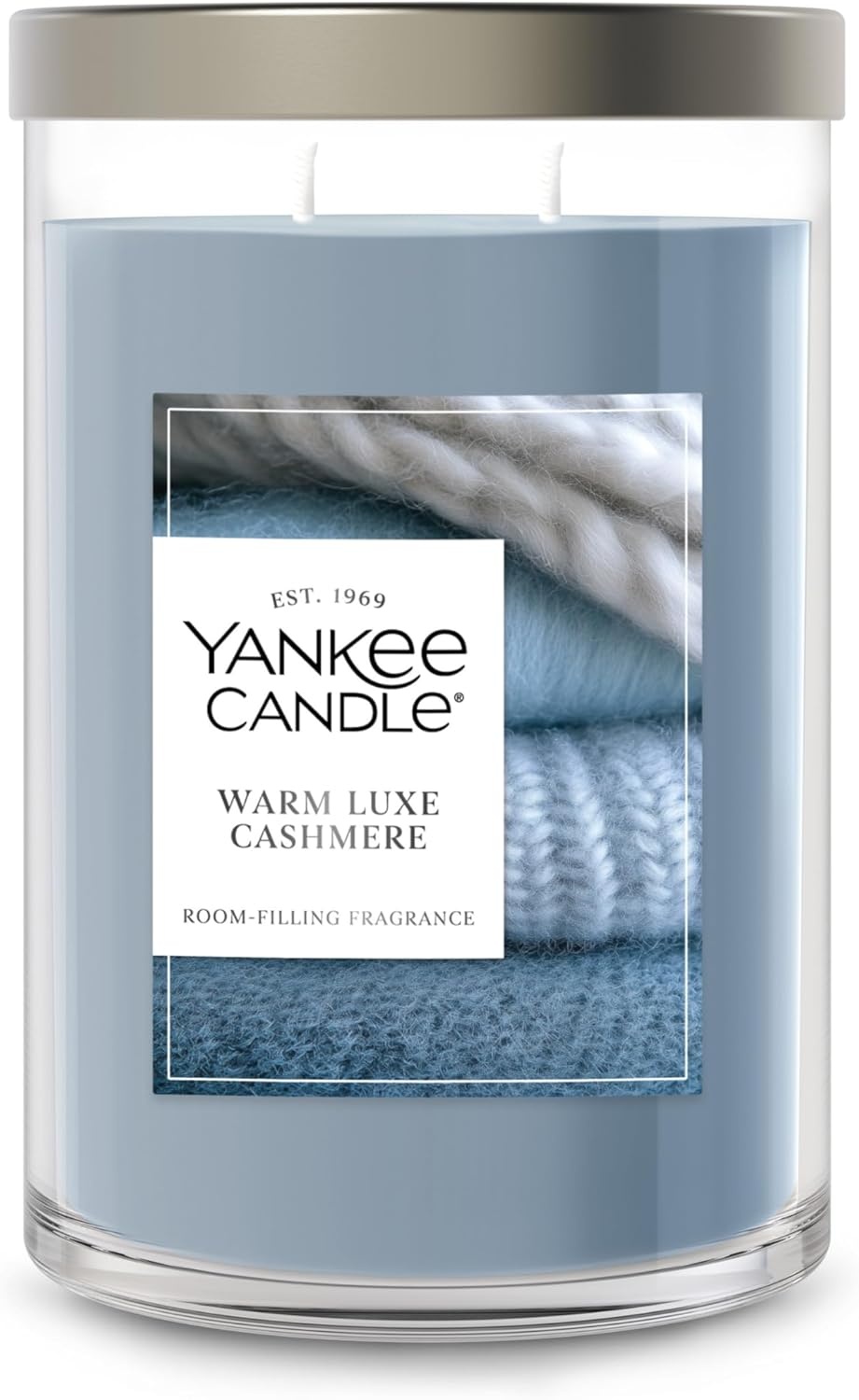 image:imageYankee Candle Large Tumbler Scented Candle with up to 80 Hour Burn Time Premium Plant Wax Blend for Consistent Burn 20 oz Tumbler Candle with Room Filling Fragrance Coconut BeachWarm Luxe Cashmere